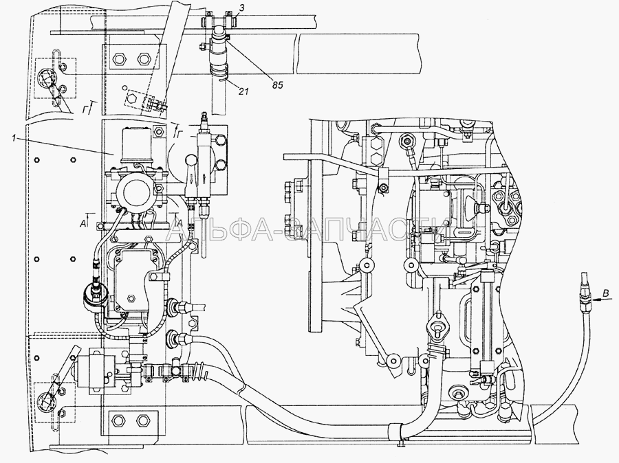 6520-8106001-20 Установка подогревателя 14ТС-10  